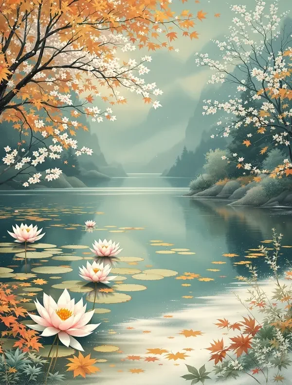 湖畔四季